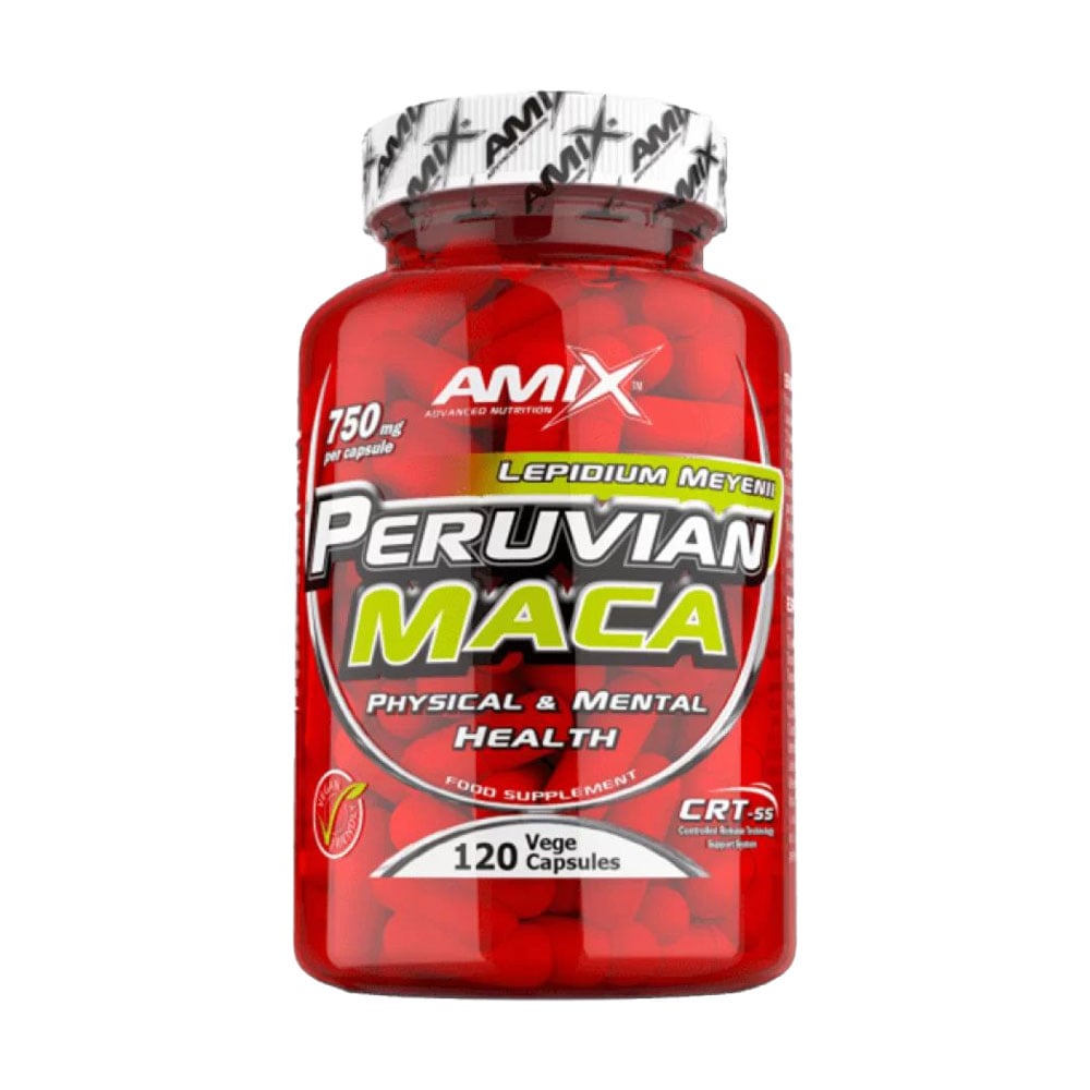 Перуанська мака Amix Nutrition Peruvian Maca 750 мг, 120 вегетаріанських капсул